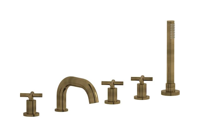 IB Rubinetterie Wow – Μπαταρία Μπανιέρας Πάγκου – Modern Bronze (WO396MB)