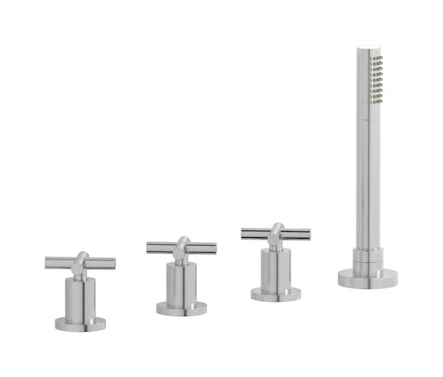 IB Rubinetterie Wow – Μπαταρία Μπανιέρας – Brushed Nickel (WO397SS)