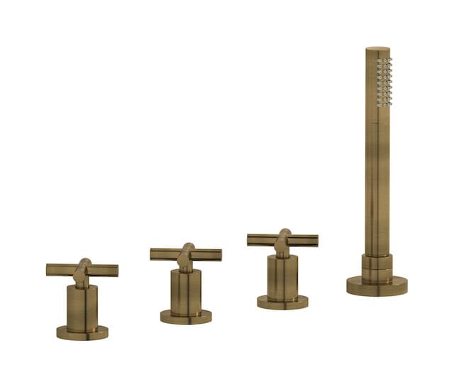 IB Rubinetterie Wow – Μπαταρία Μπανιέρας – Modern Bronze (WO397MB)