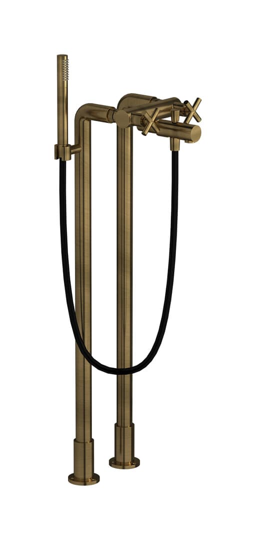 IB Rubinetterie Wow – Μπαταρία Μπανιέρας Δαπέδου – Modern Bronze (WO700MB)