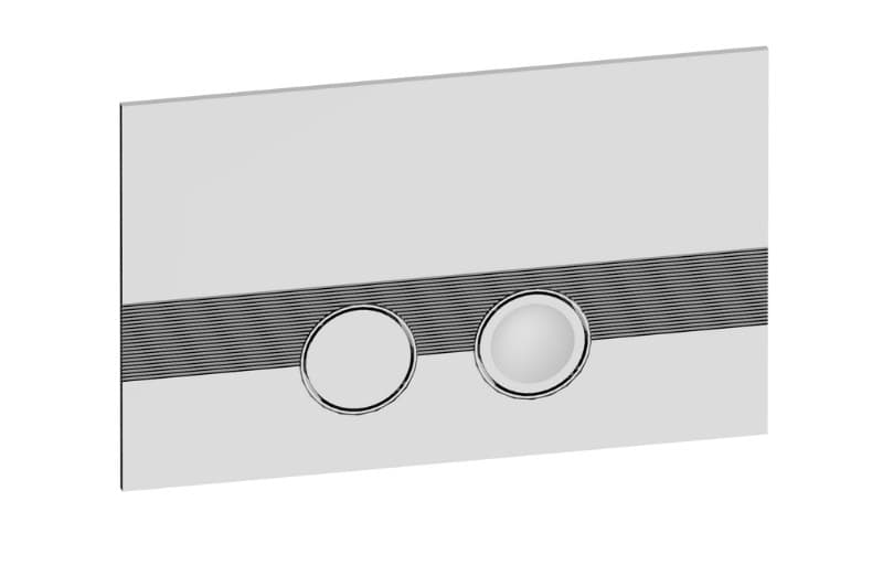 Graff Terra – Πλακέτα Καζανακιού WC – Dual Flush Plate Compatible With GEBERIT Sigma 8, Sigma 12 And TECE (E-0004)