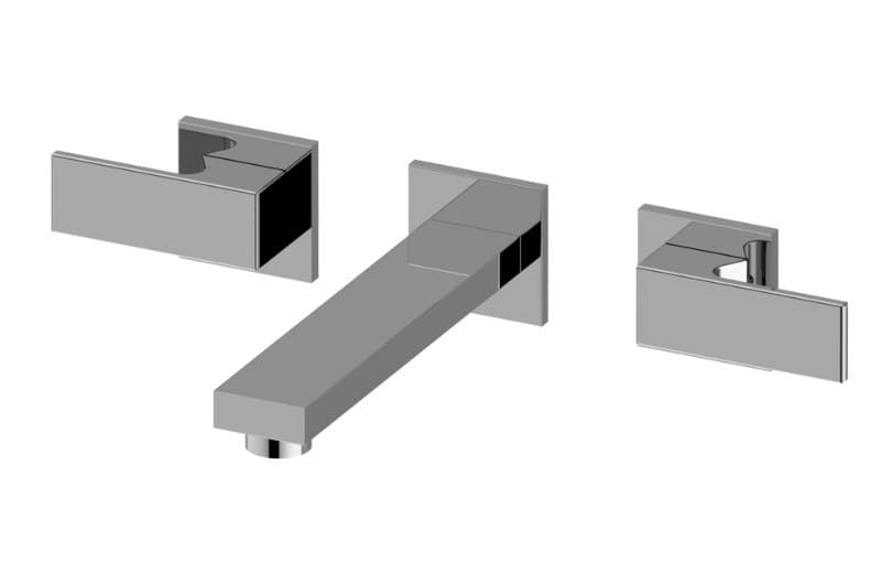 Graff Incanto – Μπαταρία Λουτρού Τοίχου – Three Hole Wall-mounted Tub Filler With 7-1/2"' Spout (E-11278-LM55BS-T)