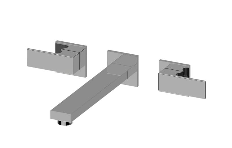 Graff Incanto – Μπαταρία Λουτρού Τοίχου – Three Hole Wall-mounted Tub Filler With 9-1/2"' Spout (E-11279-LM55BS-T)