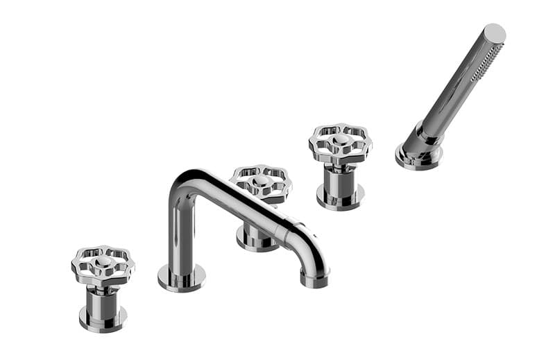 Graff Vintage – Μπαταρία Λουτρού Πάγκου – Deck-mounted Bathtub With Hand Shower Set (E-11351-C18B)