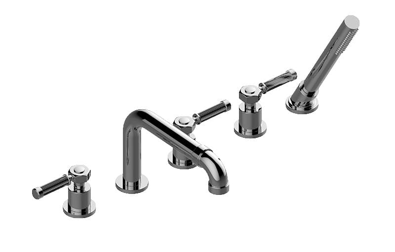 Graff Vintage – Μπαταρία Λουτρού Πάγκου – Deck-mounted Bathtub With Hand Shower Set (E-11351-LM56B)