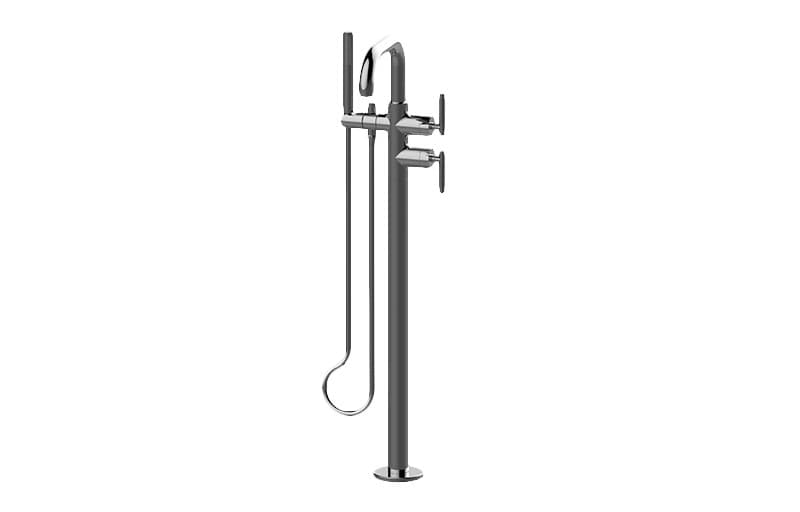 Graff Harley – Μπαταρία Λουτρού Δαπέδου – High-flow Floor-mounted Bathtub (E-11454-LM57B-T)