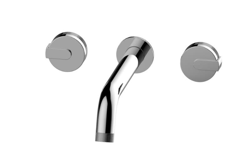 Graff MOD+ – Μπαταρία Λουτρού Τοίχου – Three Hole Wall-mounted Tub Filler With 9-3/8" Spout (E-11579-T)