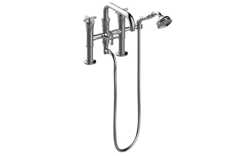 Graff Vignola – Μπαταρία Λουτρού Πάγκου – Deck-mounted Bathtub With Hand Shower Set (E-11659-C20B)