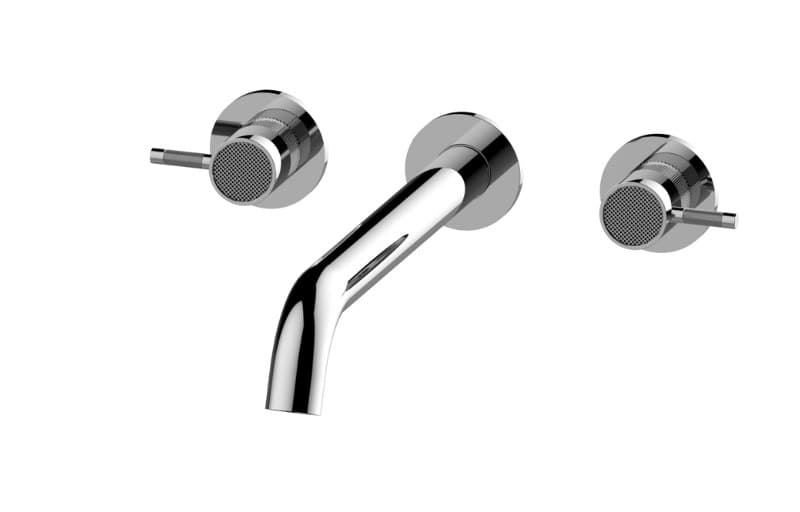 Graff Cameo – Μπαταρία Λουτρού Τοίχου – Three Hole Wall-mounted Tub Filler With 12" Spout (E-11972-LM69B-T)