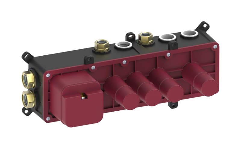 Graff RIVA – Σώμα Εντοιχισμού Ντους – Thermostatic 2-button Split Knob Rough Valve (E-18002A)
