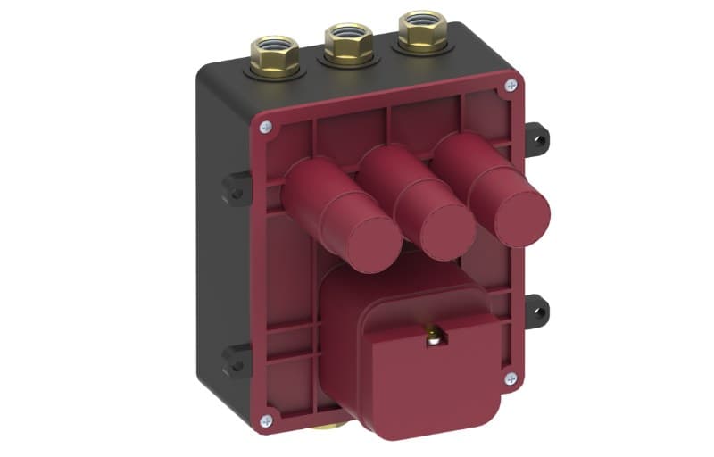 Graff RIVA – Σώμα Εντοιχισμού Ντους – Thermostatic 3-button Compact Rough Valve (E-18003D)