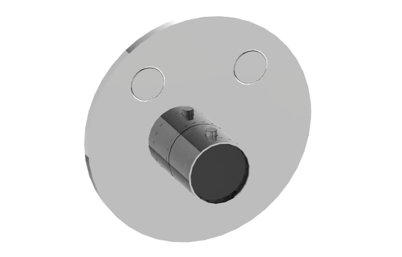 Graff RIVA – Trim Εντοιχισμού Ντους – Contemporary 2-button Round (E-18022RDP-T)