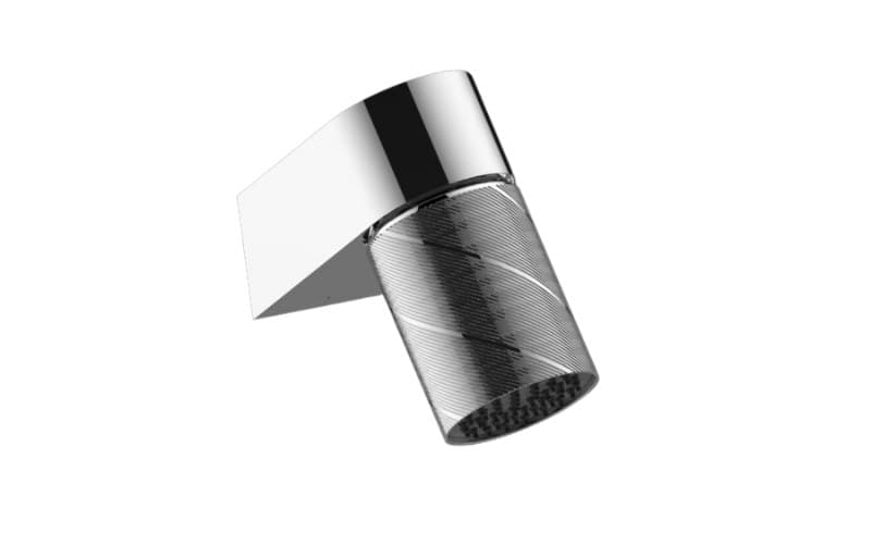 Graff RIVA – Κεφαλή Ντους – Contemporary Wall-mount Oblique Knurl (E-18201WCAQ)