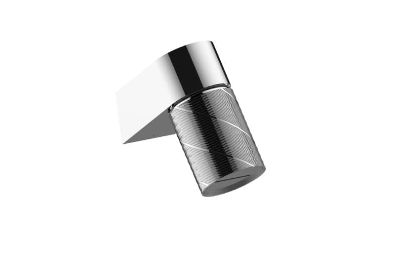Graff RIVA – Κεφαλή Ντους – Contemporary Wall-mount Oblique Knurl Cascade (E-18201WCGQ)