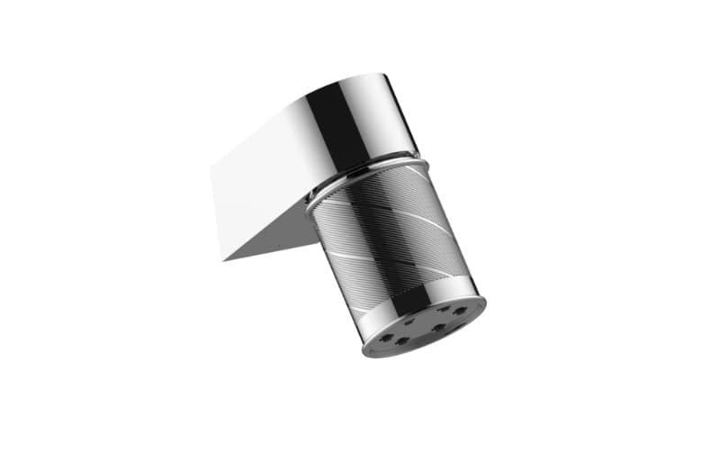 Graff RIVA – Κεφαλή Ντους – Traditional Wall-mount Oblique Knurl 6-jet (E-18201WTCQ)