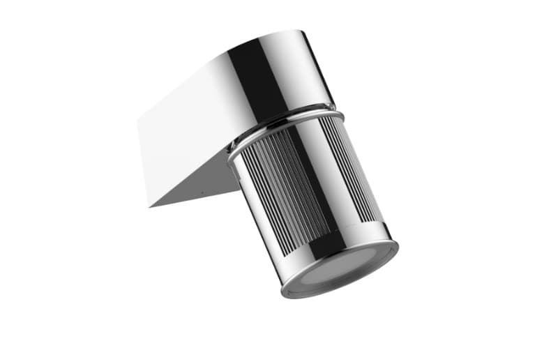 Graff RIVA – Κεφαλή Ντους – Traditional Wall-mount Fluted Knurl LED With Wall-mount Button (E-18201WTDF)