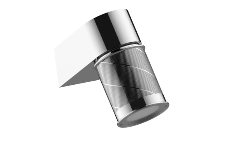 Graff RIVA – Κεφαλή Ντους – Traditional Wall-mount Oblique Knurl LED With Wireless Remote (E-18201WTHQ)