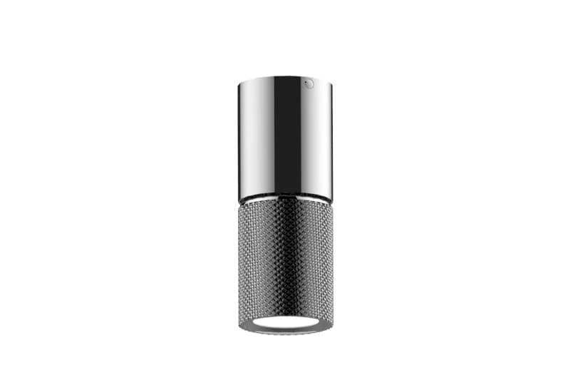 Graff RIVA – Κεφαλή Ντους – Scala Contemporary Ceiling-mount Diamond Knurl LED With Wall-mount But (E-18208CCDD)