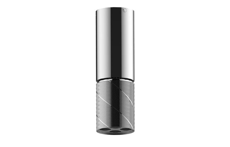 Graff RIVA – Κεφαλή Ντους – Scala Ceiling-Mount Contemporary Oblique Knurl 4-spray 25,6cm (E-18210CCBQ)