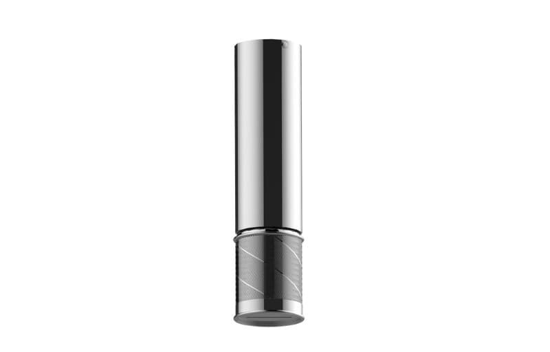 Graff RIVA – Κεφαλή Ντους – Traditional Ceiling-mount Oblique Knurl Cascade 33,5cm (E-18213CTGQ)