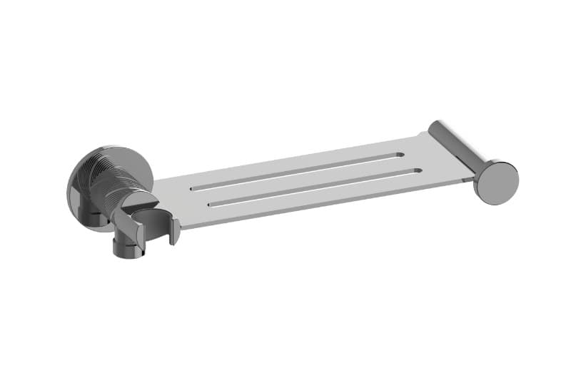 Graff RIVA – Βραχίονας Ντους – Contemporary Integrated Wall Supply Elbow, Bracket, Shelf, And Hook Ob (E-19401CQ)