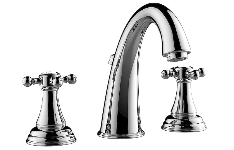 Graff Lauren – Μπαταρία Νιπτήρα – Three-hole With Manual Pop-up Waste (E-2400-C21B)