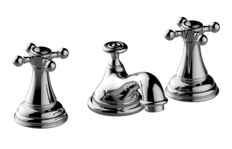 Graff Lauren – Μπαταρία Νιπτήρα – Three-hole With Manual Pop-up Waste (E-2410-C21B)