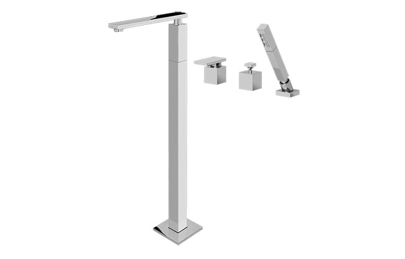 Graff Solar – Μπαταρία Λουτρού Δαπέδου – FLT-Floor-mounted Bathtub (Rough & ) (E-3753-LM31)