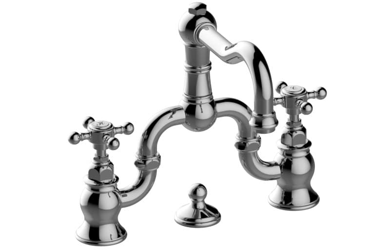 Graff Adley – Μπαταρία Νιπτήρα – Three-hole With Manual Pop-up Waste (E-3800-C2)