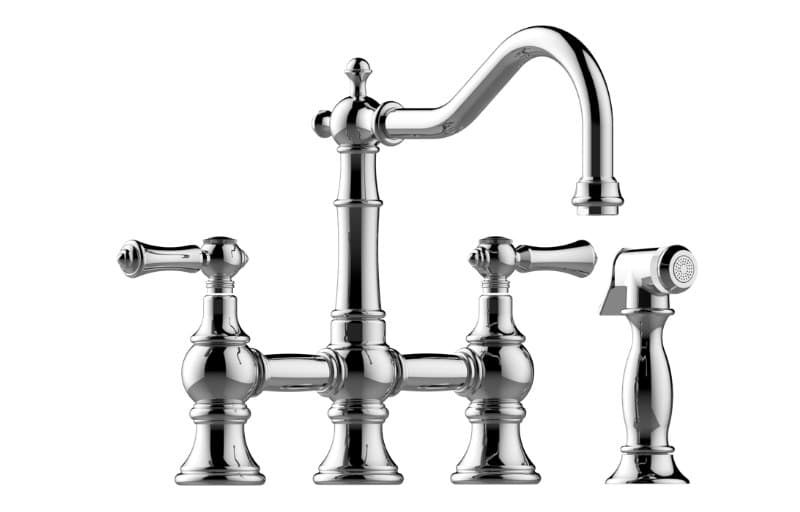 Graff Adley – Μπαταρία Κουζίνας – Kitchen With Side Spray (E-4845-LM15)