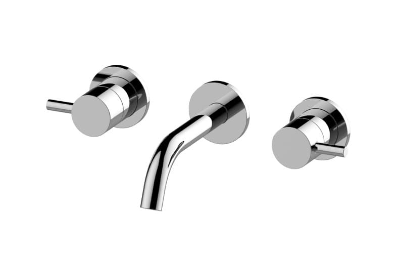 Graff M.E. – Μπαταρία Νιπτήρα Τοίχου – Wall-mounted With 14,8cm Spout (E-6129B-LM37W-T)