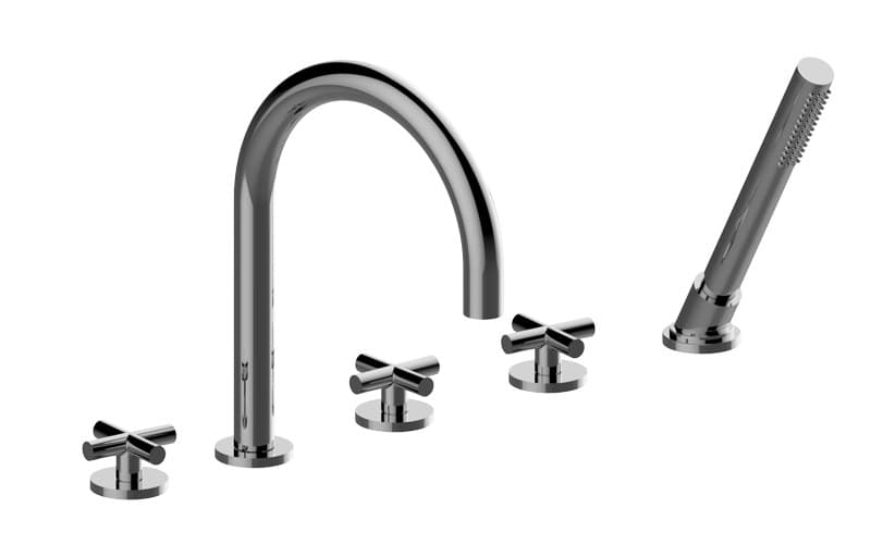 Graff M.E. – Μπαταρία Λουτρού Πάγκου – Deck-mounted Bathtub With Hand Shower Set (E-6153-C17B)