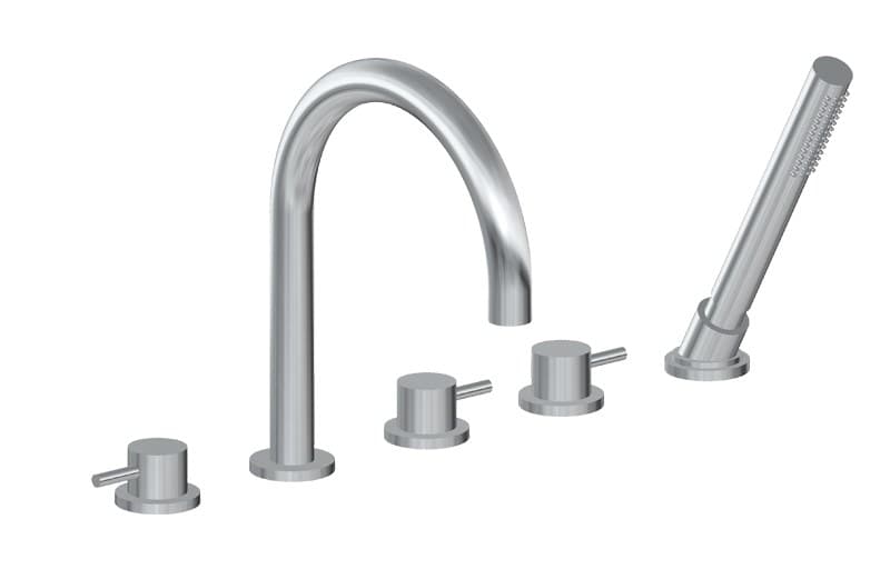 Graff M.E. – Μπαταρία Λουτρού Πάγκου – Deck-mounted Bathtub With Hand Shower (E-6153-LM41B)