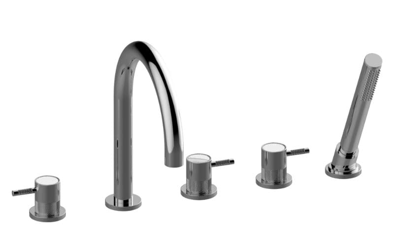 Graff Cameo – Μπαταρία Λουτρού Πάγκου – Deck-mounted Bathtub With Hand Shower Set (E-6153-LM69B)