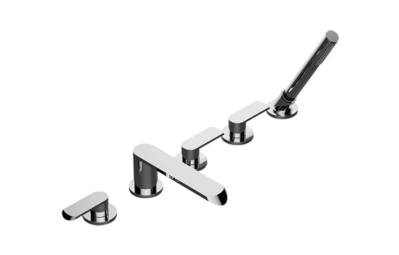 Graff Phase – Μπαταρία Λουτρού Πάγκου – Deck-mounted Bathtub With Hand Shower Set (E-6651-LM45B)