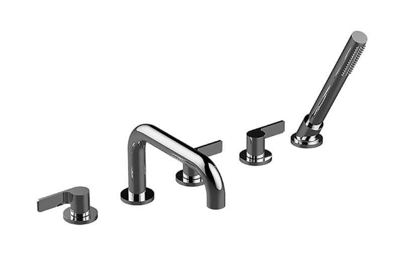 Graff Terra – Μπαταρία Λουτρού Πάγκου – Deck-mounted Bathtub With Hand Shower Set (E-6751-LM46B)