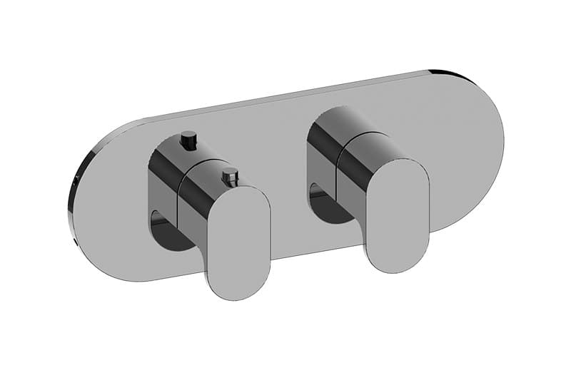 Graff Ametis – Trim Εντοιχισμού Ντους – M-Series Valve Horizontal With Two Handles (E-8047H-LM44E0-T)