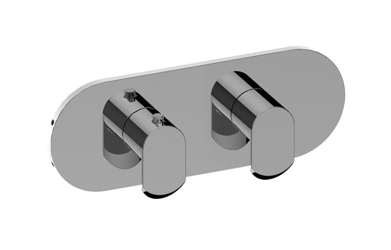 Graff Phase – Trim Εντοιχισμού Ντους – M-Series Horizontal With Two Handles (E-8047H-LM45E0-T)
