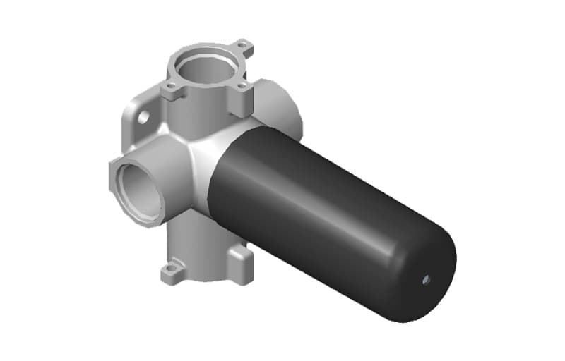 Graff Terra – Σώμα Εντοιχισμού Ντους – 3/4" Concealed Diverter With 3 Outlets And Volume Control Valve - Roug (E-8053)