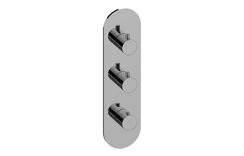 Graff M.E. – Trim Εντοιχισμού Ντους – M-Series With 3 Handles (E-8056-RH0-T)