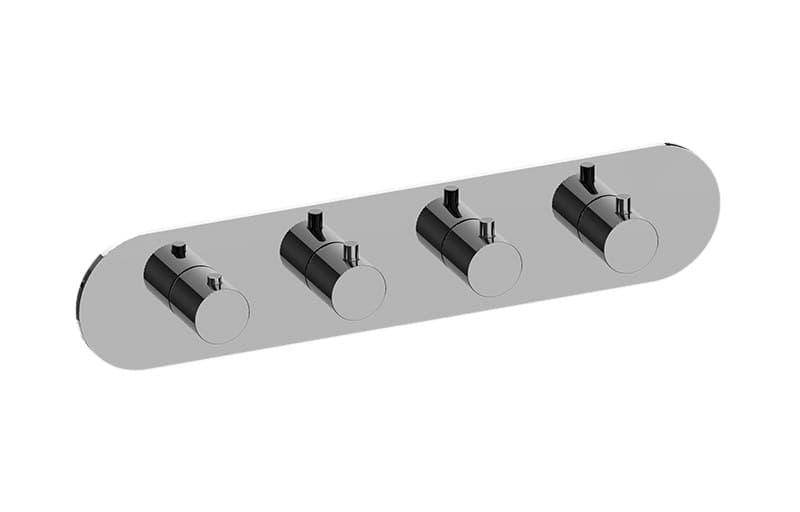 Graff M.E. – Trim Εντοιχισμού Ντους – M-Series With Four Handles (E-8058H-RH0-T)