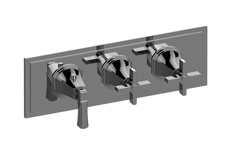 Graff Finezza – Trim Εντοιχισμού Ντους – M-Series With Three Handles (E-8078H-1L2C-T)