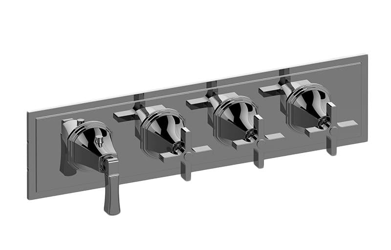 Graff Finezza – Trim Εντοιχισμού Ντους – M-Series With Four Handles (E-8079H-1L3C-T)