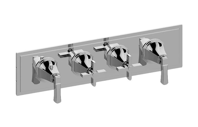 Graff Finezza – Trim Εντοιχισμού Ντους – M-Series With Four Handles (E-8079H-2L2C-T)