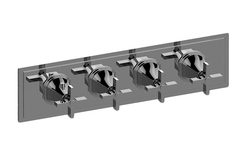 Graff Finezza – Trim Εντοιχισμού Ντους – M-Series With Four Handles (E-8079H-C15E0-T)