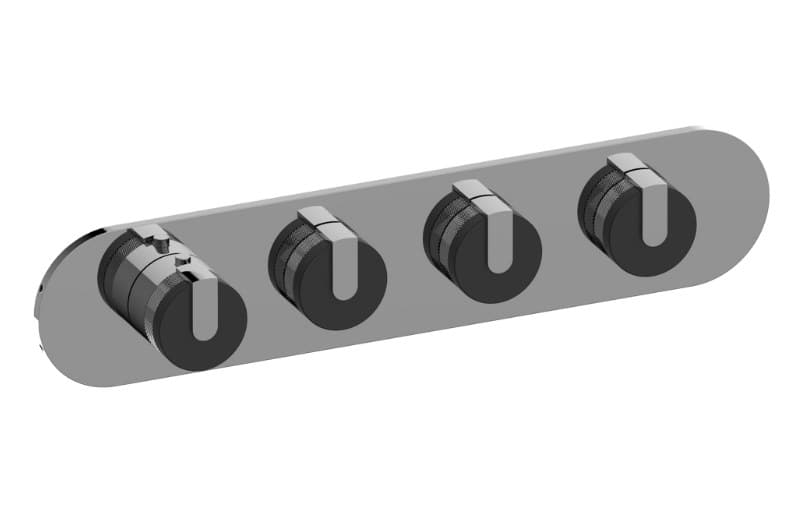 Graff MOD+ – Trim Εντοιχισμού Ντους – M-Series With Four Handles (E-8084H-T)