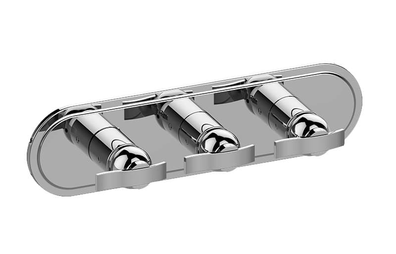 Graff Bali – Trim Εντοιχισμού Ντους – M-Series With Three Handles (E-8087H-LM20E0-T)