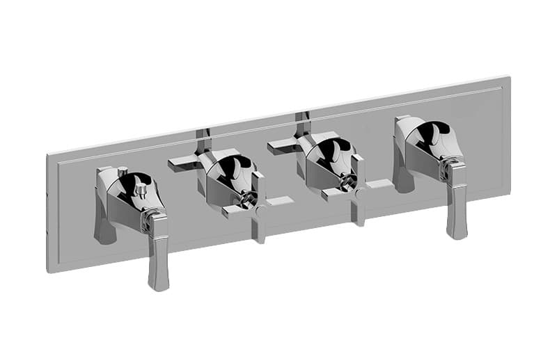 Graff Finezza – Trim Εντοιχισμού Ντους – M-Series With Four Handles (E-8179H-2L2C-T)