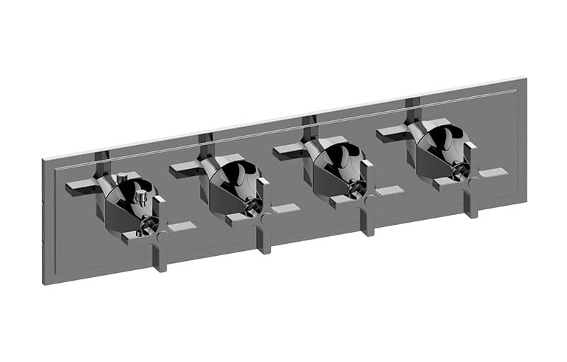 Graff Finezza – Trim Εντοιχισμού Ντους – M-Series With Four Handles (E-8179H-C15E0-T)