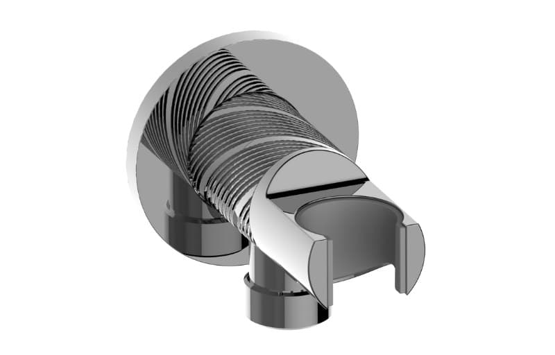 Graff RIVA – Βάση Τηλεφώνου Ντους – Contemporary Wall Bracket And Integrated Wall Supply Elbow Oblique Knu (E-8618CQ)